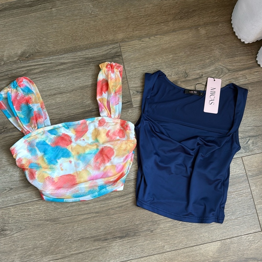 Two tank tops